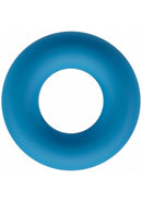 Levelz Liquid Silicone Cock Ring M Teal, a teal-colored non-vibrating performance ring made from premium liquid silicone.