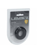 Levelz Liquid Silicone Cock Ring S Black packaging showcasing a small silicone cock ring designed for comfort and performance.