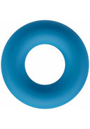 Levelz Silicone Cock Ring XS Teal, blue silicone enhancement ring for comfort and support.
