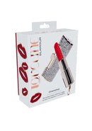 Loveline Diamond Lipstick Vibrator in elegant packaging with a sparkling case, showcasing its luxury design and functionality.