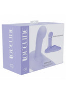 LoveLine Satisfaction Grinder Adjustable Thrusting Pulse Wave Purple packaging showcasing innovative design and functionality.