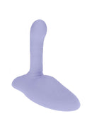 LoveLine Satisfaction Grinder Adjustable Thrusting Pulse Wave Purple device with sleek design and soft silicone texture.