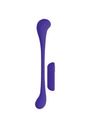 Loveline Flexease Bend Vibrator Purple, a dual-ended flexible vibrator for personalized comfort and relaxation.