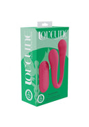 Loveline Flexease Bend Vibrator Pink packaging showcasing its features and design for targeted comfort and relaxation.