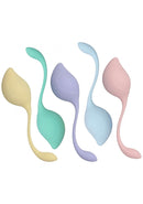 Loveline Pelvifit Stem Kegel Kit colorful Kegel balls for progressive pelvic floor training and wellness.