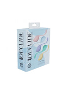 Loveline Pelvifit Stem Kegel Kit packaging featuring colorful ergonomic Kegel balls for personalized pelvic training.