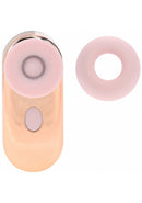 Loveline Budsie Airtaptech Vibrator Pink, compact pleasure device with earbud shape, tapping and suction sensations.