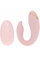 Loveline Daydream Vibrator Pink remote-control dual-stimulation vibrator with sleek design and travel-ready features.