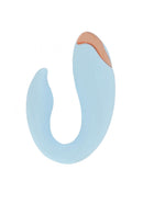 Loveline Daydream Vibrator Blue remote-control dual-stimulation vibrator with sleek design