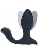 Levelz Vibrating & Rotating Anal Plug with Ball Stimulator Black - multi-function stimulation device for enhanced pleasure.