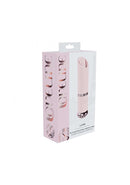 LoveLine Luxe 10 Function Mini Lipstick Vibrator Pink packaging displaying its elegant design and features.