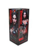 Masturs Raven Shadow Sinner Multi Function Masturbator packaging featuring sleek design and dramatic imagery.