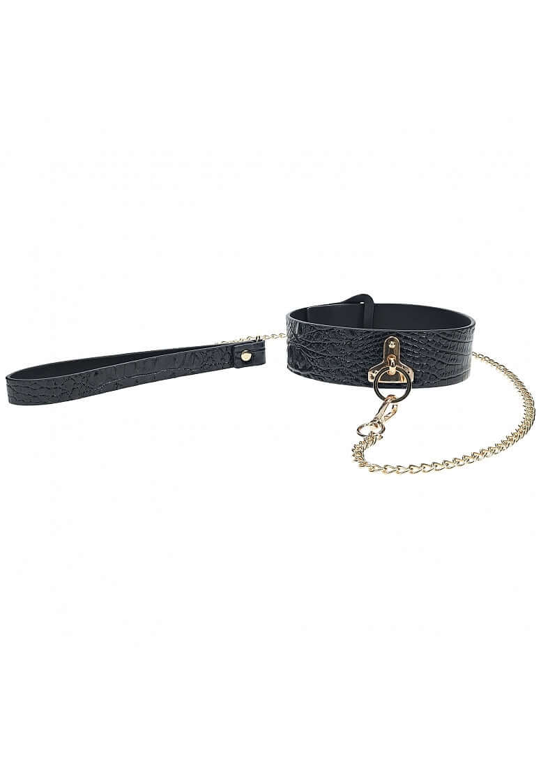 OUCH! ROME COLLECTION COLLAR W/ LEASH-0