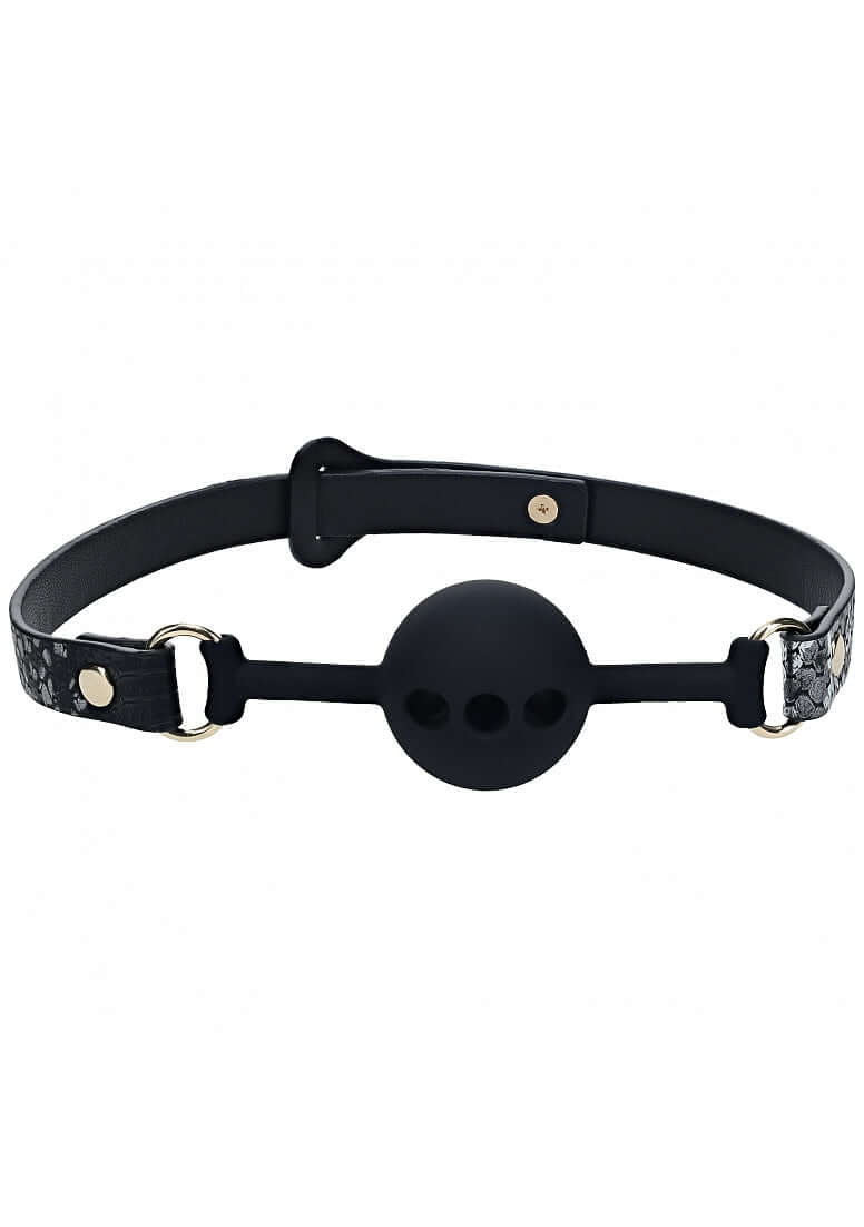 OUCH! FLORENCE COLLECTION SILICONE BALL - BLACK-0
