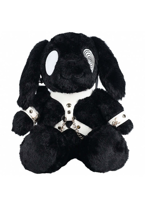 BUNNY BACKPACK CIRCLE EYE LARGE BLACK-0