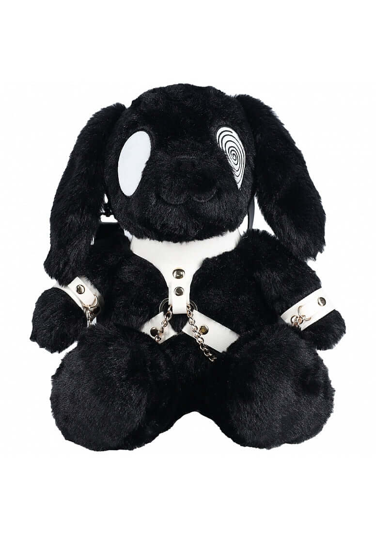 BUNNY BACKPACK CIRCLE EYE LARGE BLACK-0