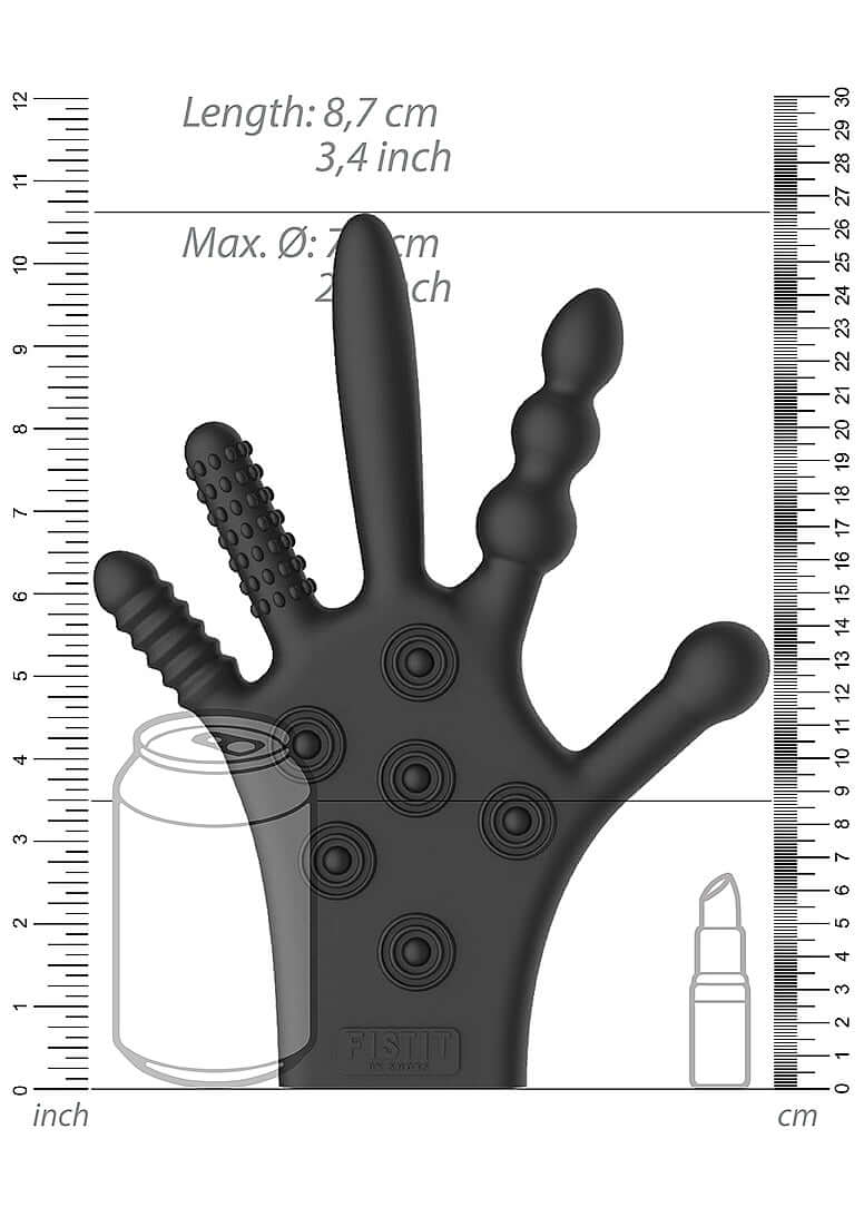 STIMULATION GLOVE BLACK-2