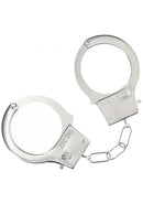 OUCH! CLASSIC METAL HANDCUFFS SILVER-0