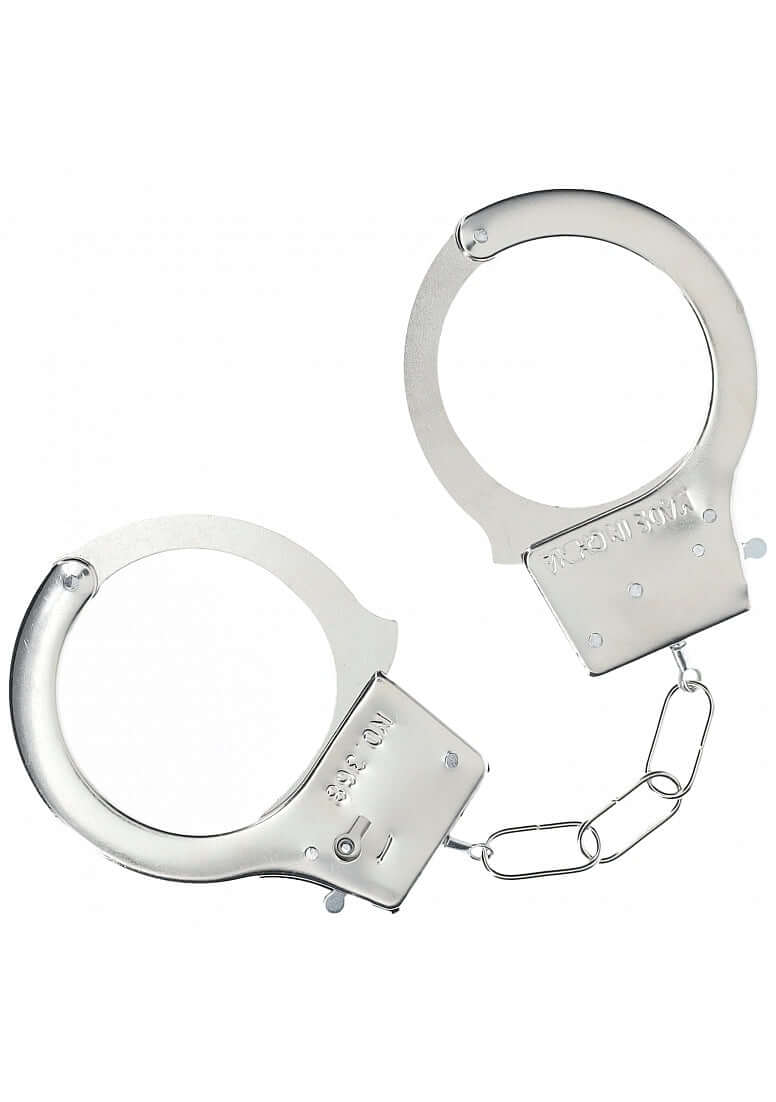 OUCH! CLASSIC METAL HANDCUFFS SILVER-0