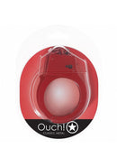OUCH! CLASSIC METAL HANDCUFFS RED-1
