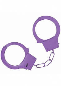 OUCH! CLASSIC METAL HANDCUFFS PURPLE-0