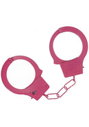 OUCH! CLASSIC METAL HANDCUFFS PINK-0