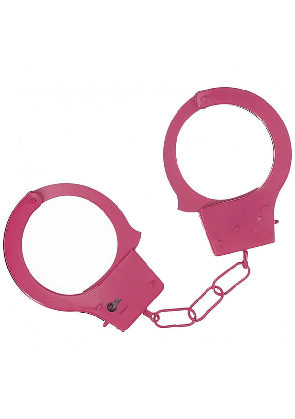 OUCH! CLASSIC METAL HANDCUFFS PINK-0