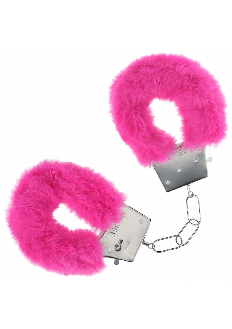 OUCH! CLASSIC FLUFFY HANDCUFFS PINK-0
