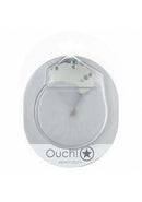 OUCH! HEAVY DUTY FLUFFY HANDCUFFS WHITE-1
