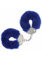 OUCH! HEAVY DUTY FLUFFY HANDCUFFS NAVY-0