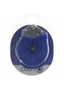 OUCH! HEAVY DUTY FLUFFY HANDCUFFS NAVY-1
