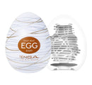 Tenga Egg Silky Stroker showcasing its smooth interior designed for pleasurable sensations.
