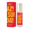 Simply Sexy "Lazy Sunday" Pheromone Perfume Oil Roll On with vibrant red packaging featuring bold yellow lettering.