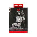SEI MIO Seated & Mistreated Unique Under Chair Restraint System packaging featuring a couple in a playful scene.