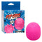 Pop Sock!™ Textured Pink reversible masturbator, soft and stretchy material, packaging with product on display.