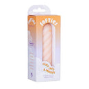 Softies Dual Layer Vibrating Bullet 4 inches Orange in packaging, showcasing its silky smooth silicone design.