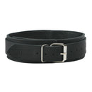 Strict Leather Standard Lined Collar made from durable black leather with a smooth lining and buckle closure.