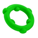 Oxballs Spinner Single Silicone Cock Ring Frog in vibrant green silicone design for durability and comfort.