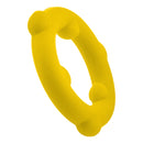 Oxballs Spinner Single Silicone Cock Ring Yellow, premium durable and flexible silicone cock ring.