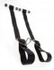 Command Bondage Door Cuffs featuring industrial-grade nylon straps and high-strength acrylic tubes for secure restraint.
