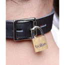 Strict Leather Silicone Bit Gag worn with a padlock, showcasing bondage style and comfort for pony play.