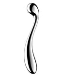 Satisfyer Star Force 4 Stainless Steel G-Spot Dildo showcasing a sleek, smooth design for targeted stimulation.
