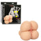 Life-sized 4-hole realistic masturbator with packaging featuring PureSkin™ material for ultimate pleasure experience.
