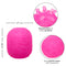 Pop Sock!™ Textured Pink reversible masturbator showcasing textured interior and size dimensions for enhanced sensations and superior suction.
