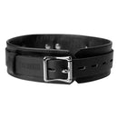 Strict Leather Deluxe Locking Collar featuring a sturdy locking buckle and soft leather design for comfort and durability.