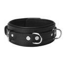 Strict Leather Premium Locking Collar with metal buckles and studs, designed for secure play and durability.