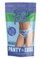 Sweet Treats Blueberry Boy Short S/M and Edible Lube Pack from Exposed Lingerie