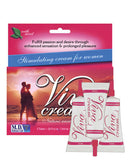 Viva Cream Stimulating Cream for Women 10 ml 3 Pack product packaging and tubes for enhanced sensitivity and pleasure.