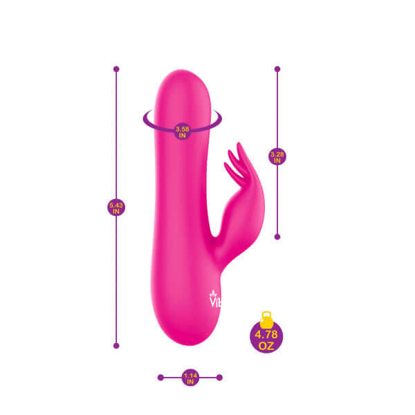 FREYJA HOT PINK INTENSE MINI RABBIT VIBE-4