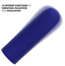 Pleasure Kits Temptation Collection Purple showcasing 10 intense functions of vibration, pulsation, and escalation.